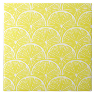 Lemon slices tile