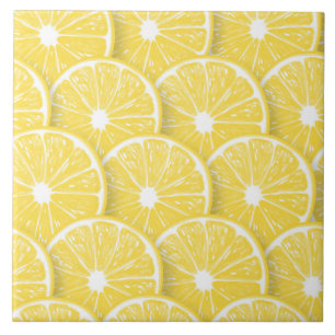 Lemon slices tile