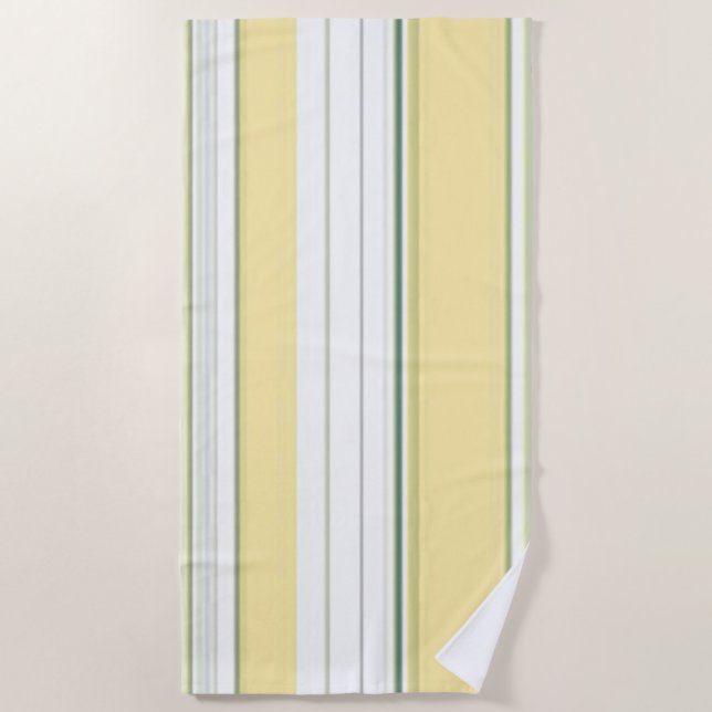 Lemon Smoothie Beach Towel (Front)