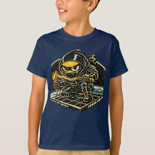 Lemon Solar Shinobi — Vintage Space Ninja  T-Shirt