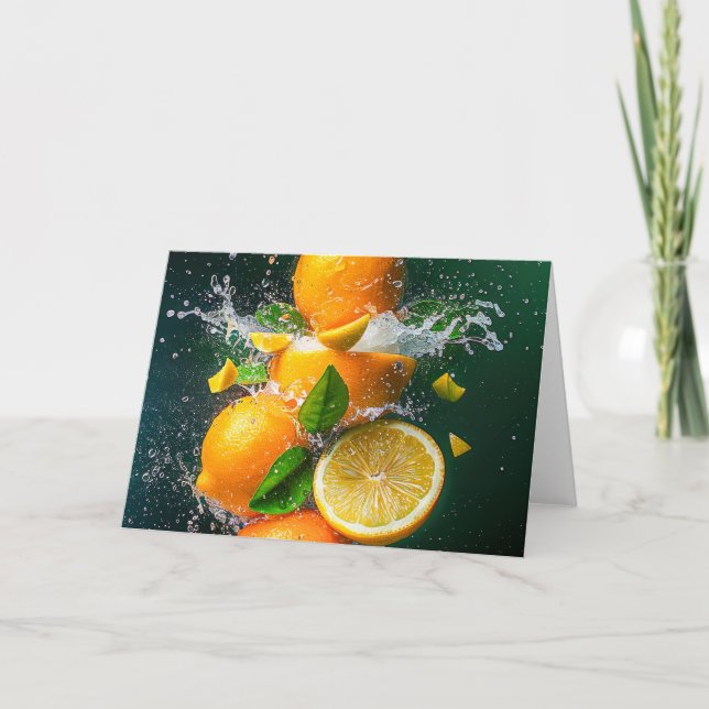 Lemon Splash Note Card (Front)