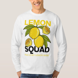 Lemon Squad Funny Lemonade Summer Citrus Fruit T-Shirt