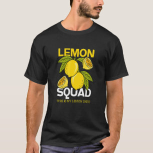 Lemon Squad Lemonade Summer Fruits Juice T-Shirt