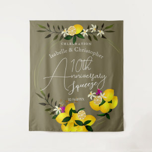 Lemon Squeeze Anniversary Tapestry