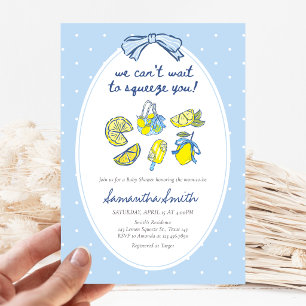 Lemon Squeeze You Baby Shower Invitation