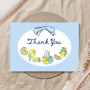 Lemon Squeeze You Baby Shower Thank You Card