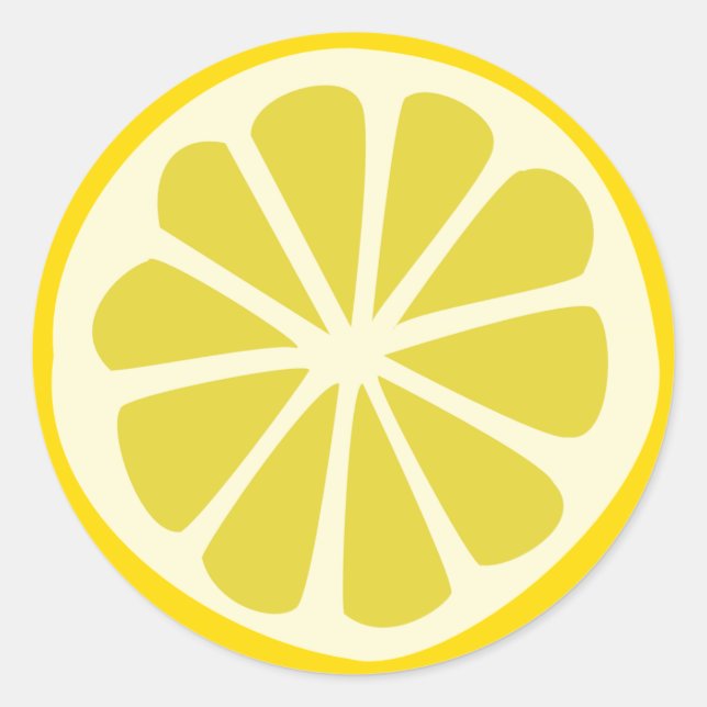 Lemon Squeezy Classic Round Sticker (Front)