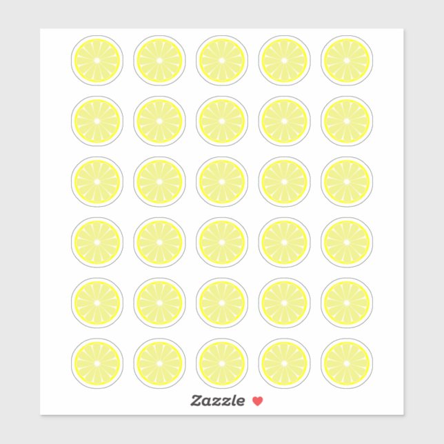 Lemon Stickers (Sheet)