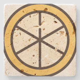 lemon stone coaster