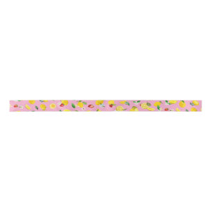 Lemon & Strawberry 1 Satin Ribbon