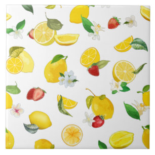 Lemon & Strawberry 2 Tile