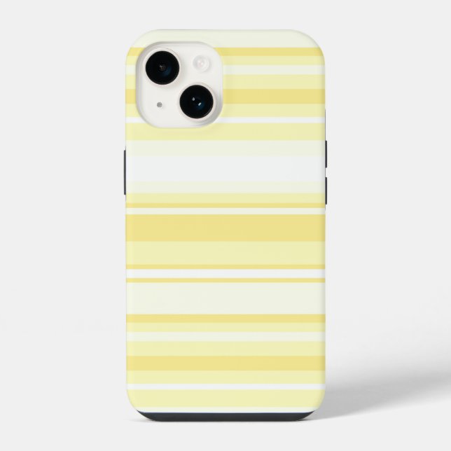 Lemon stripes iPhone case (Back)
