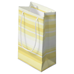 Lemon stripes small gift bag