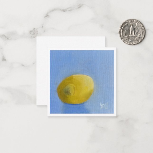 Lemon Study Card (Front/Back In Situ)