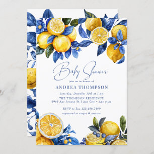 Lemon Summer Baby Shower Invitation