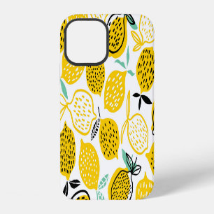 Lemon Summer Design Vintage Illustration iPhone 12 Case