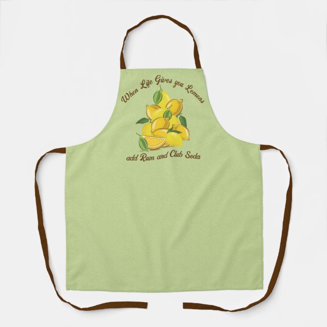 Lemon Summer Theme Apron (Front)