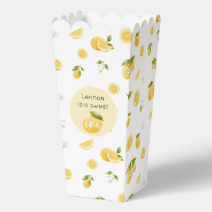 Lemon Sweet One 1st Birthday Favour Box