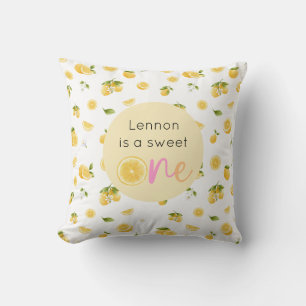 Lemon Sweet One Birthday Cushion
