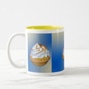 Lemon Tart Tryptich Two-Tone Coffee Mug