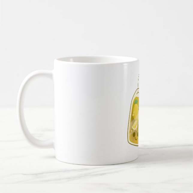 Lemon Tea Bag  Coffee Mug (Left)