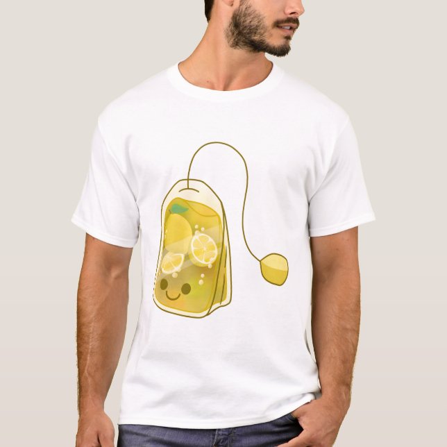 Lemon Tea Bag  T-Shirt (Front)
