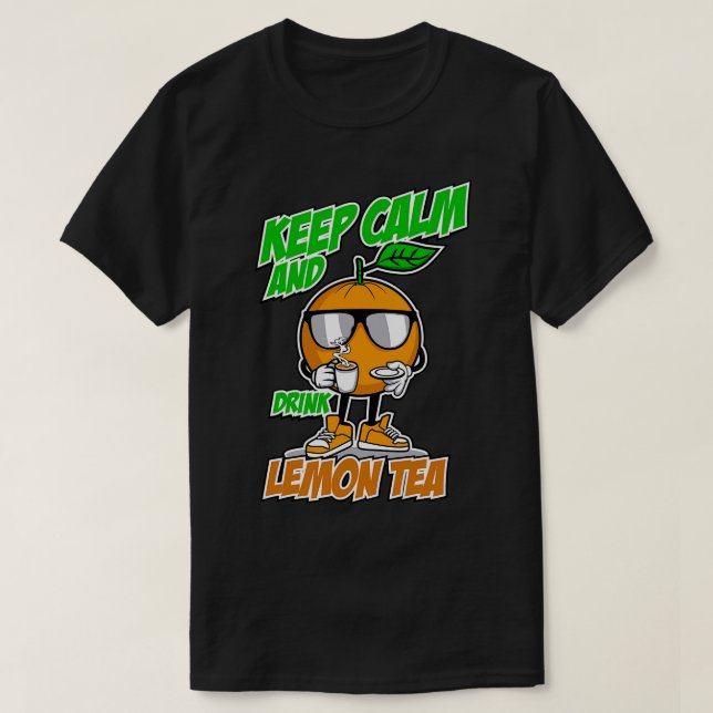 LEMON TEA CARTOON T-Shirt (Design Front)