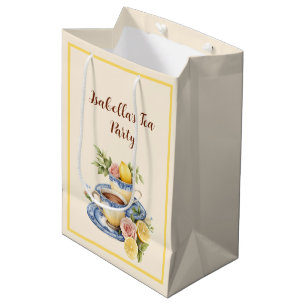 Lemon Teacup Afternoon Tea Party Gift Favour Bag