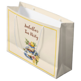 Lemon Teacup Afternoon Tea Party Gift Favour Bag