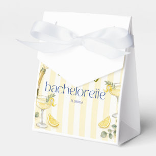 lemon theme she found her main squeeze yellow  favour box