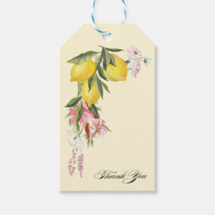 Lemon Themed Bridal Shower Favor Gift Tag