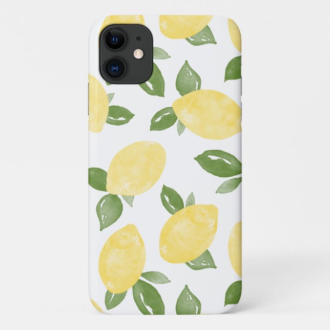 Lemon Themed Case-Mate iPhone Case (Back)