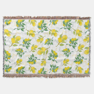 lemon throw blanket