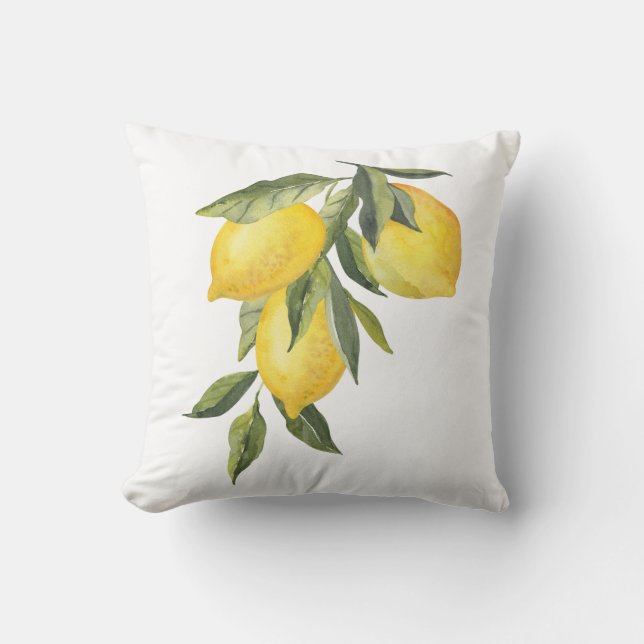 Lemon Throw Pillow (Front)