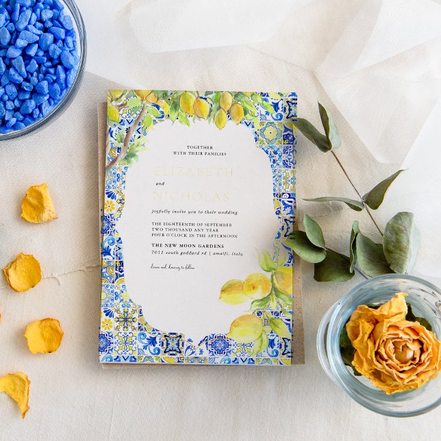 Lemon Tiles | Mediterranean Summer Wedding (Creator Uploaded)