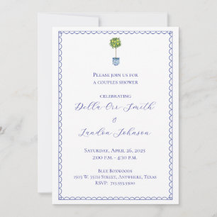 Lemon Topiary - Couples Shower Invitation