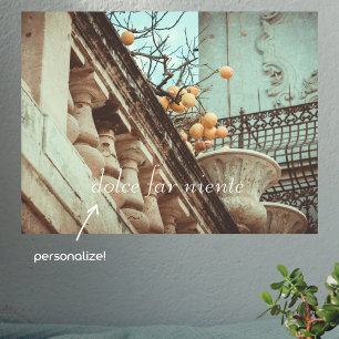 Lemon Tree and the Old buildings Poster