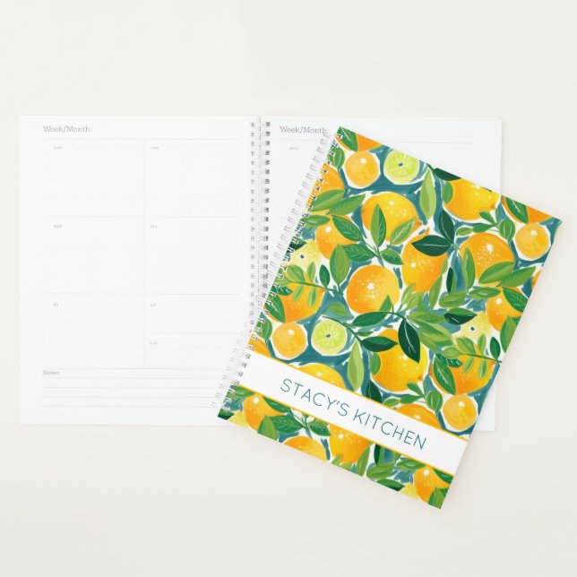 Lemon Tree Art NAME Fresh Colourful Fun Planner (Display)