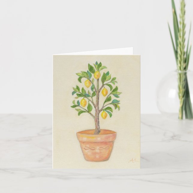 Lemon Tree blank card (Front)