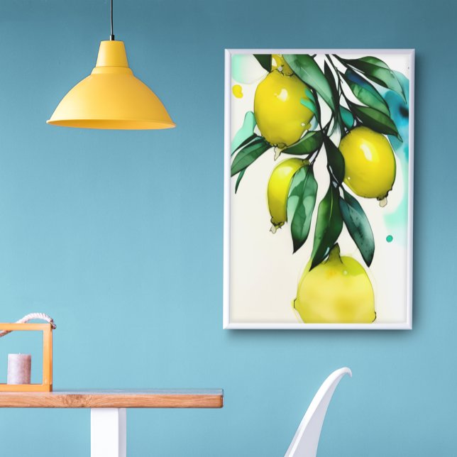 Lemon Tree Branch unframed Poster (Creator Uploaded)