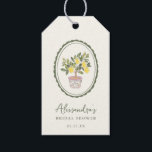 Lemon Tree Bridal Shower Thank You Gift Tags<br><div class="desc">Lemon Tree Gift Tags. Cute colorful lemon tree doodle illustration.</div>