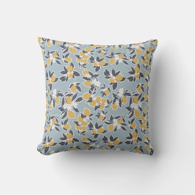 Lemon tree cushion (Front)