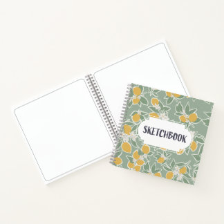 Lemon tree - grass Sketchbook Notebook