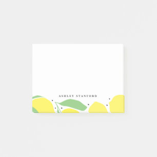 Lemon Tree Personalised Post It Notes