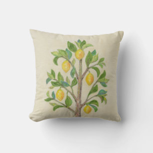 Lemon Tree throw pillow