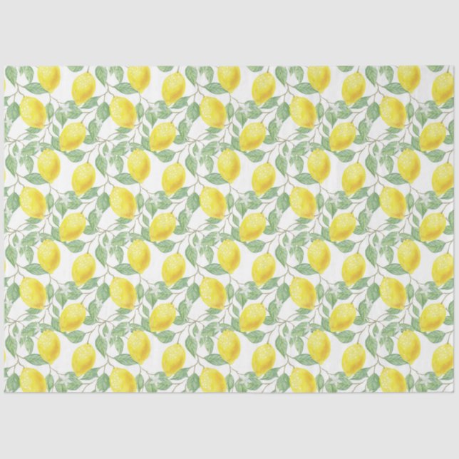 Lemon Tree Tissue Paper (Front)