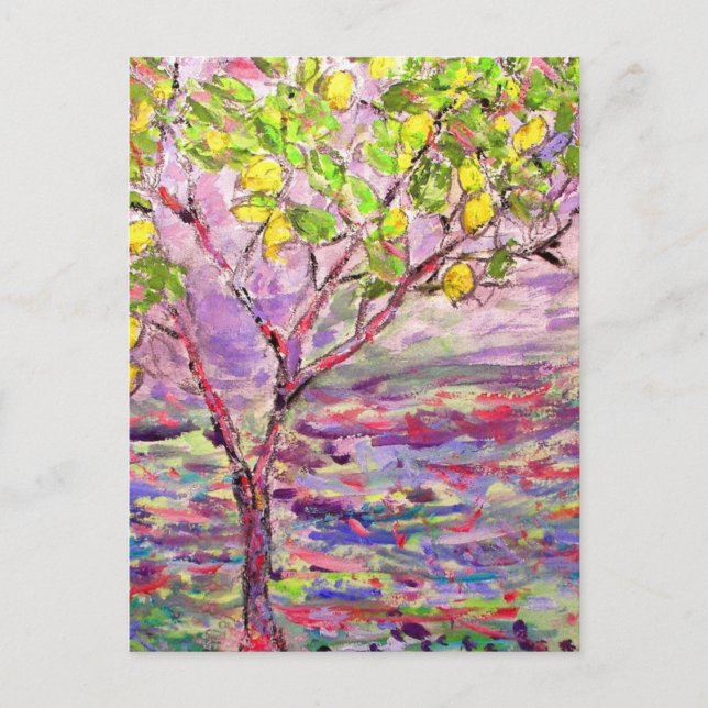 Lemon Tree Zen Postcard (Front)
