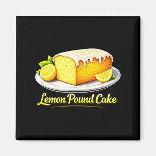 Lemon und Cake Bakery Dessert Food Lover Magnet