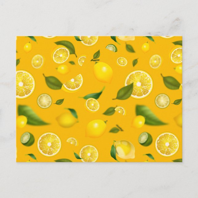 Lemon Variety 7 Holiday Postcard (Front)