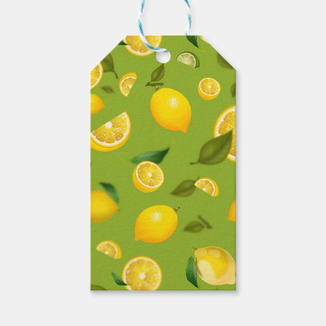 Lemon Variety 8 Gift Tags (Front)